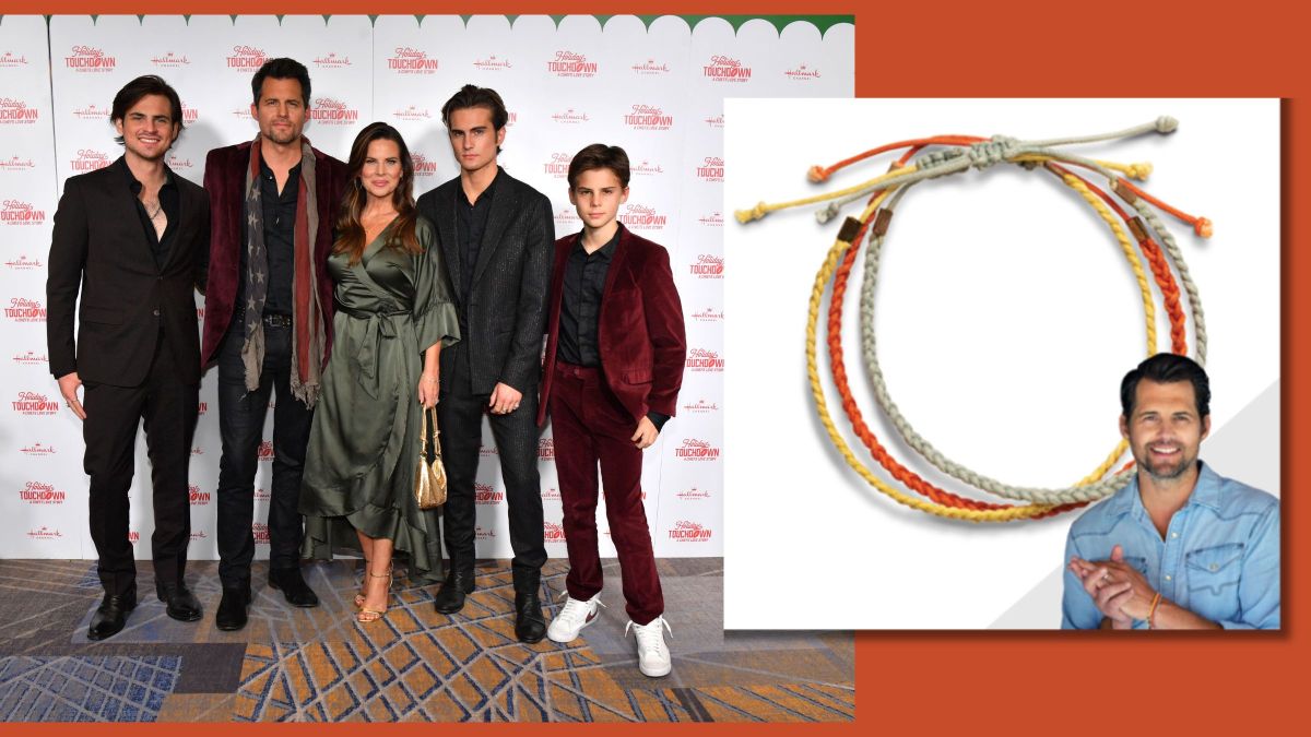 Caleb Polaha, Kristoffer Polaha, Julianne Polaha, Micah Max Polaha, and Jude Polaha attend Hallmark's Premiere Screening of Holiday Touchdown: A Chiefs Love Story on November 30, 2024 in Kansas City, Missouri.