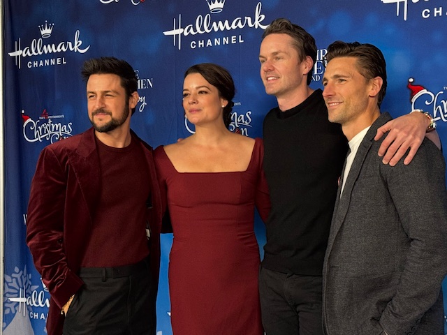 Tyler Hynes, Kimberley Sustad, Paul Campbell, and Andrew Walker