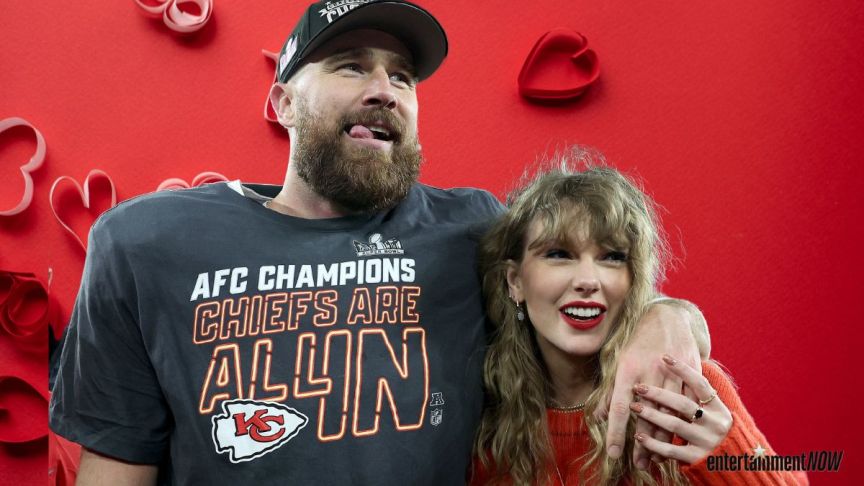 Travis Kelce and Taylor Swift.