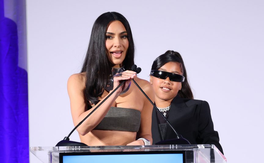Kim Kardashian and North West