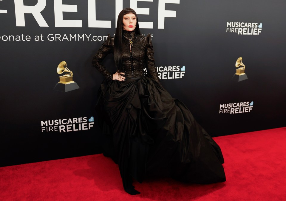 Lady Gaga at the 67th Grammys Award