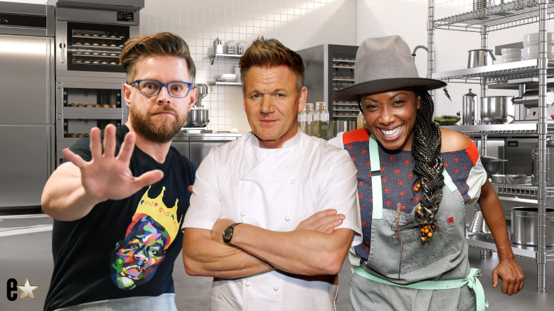 Gordon Ramsay, Nyesha Arrington, and Richard Blais