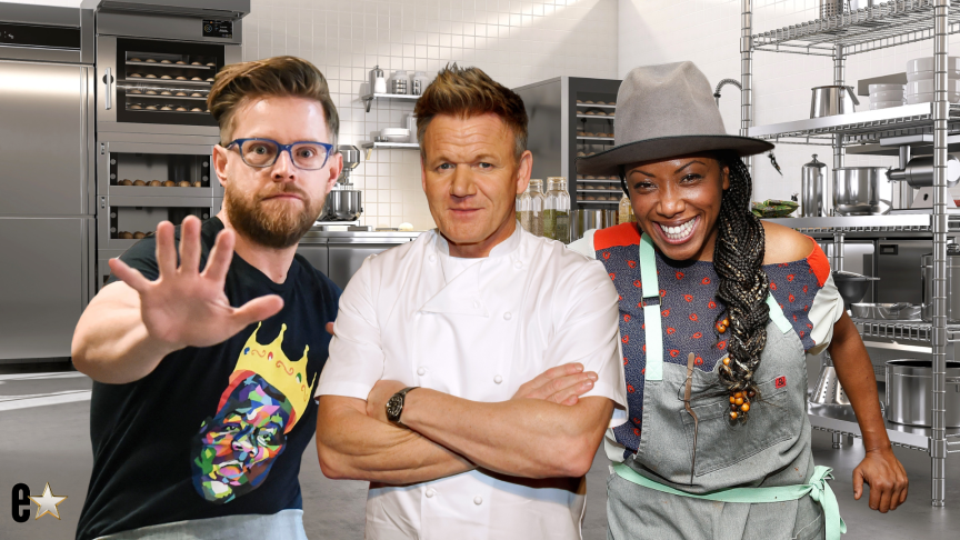 Gordon Ramsay, Nyesha Arrington, and Richard Blais