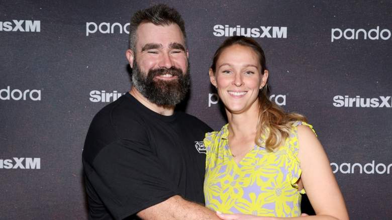 Jason and Kylie Kelce.