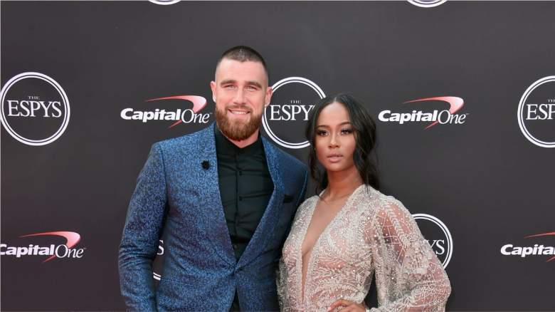 Travis Kelce and his ex-girlfriend Kayla Nicole at the Espy's