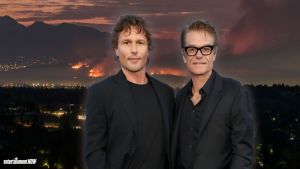 Dimitri and Harry Hamlin