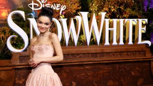 Rachel Zegler attends the World Premiere of Disney's Snow White.