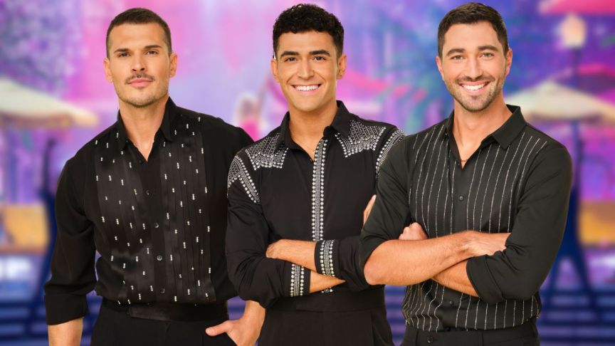 Gleb Savchenko, Ezra Sosa, and Joey Graziadei