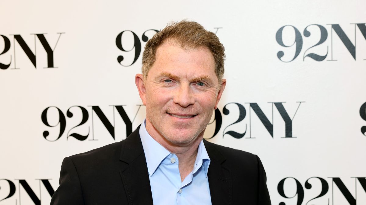 Bobby Flay attends Scheckeats – Cooking Smarter: Jeremy Scheck In Conversation With Bobby Flay at 92NY New York