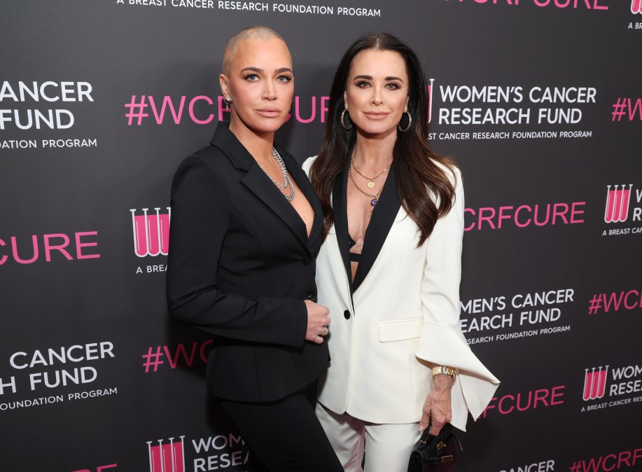 Teddi Mellencamp and Kyle Richards at Women's Cancer Research Fund event.