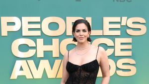 Katie Maloney attends the 2024 People's Choice Awards at Barker Hangar on February 18, 2024
