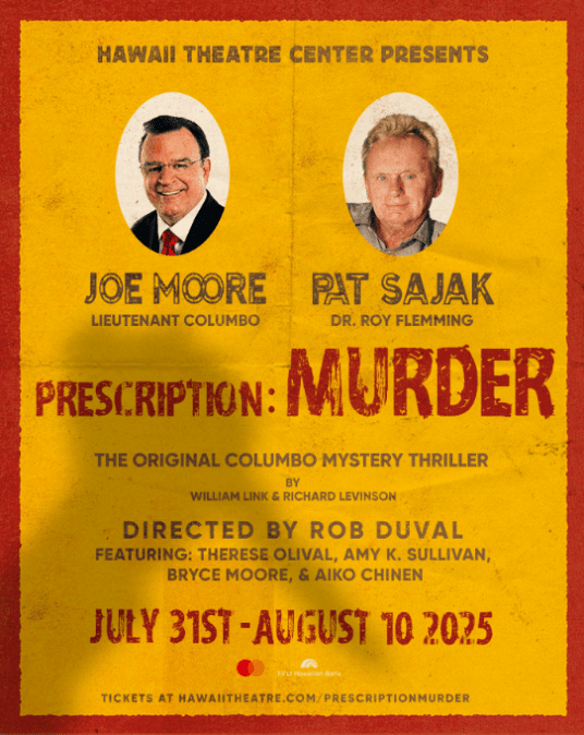 Pat Sajak in Prescription: Murder at Hawaii Theater