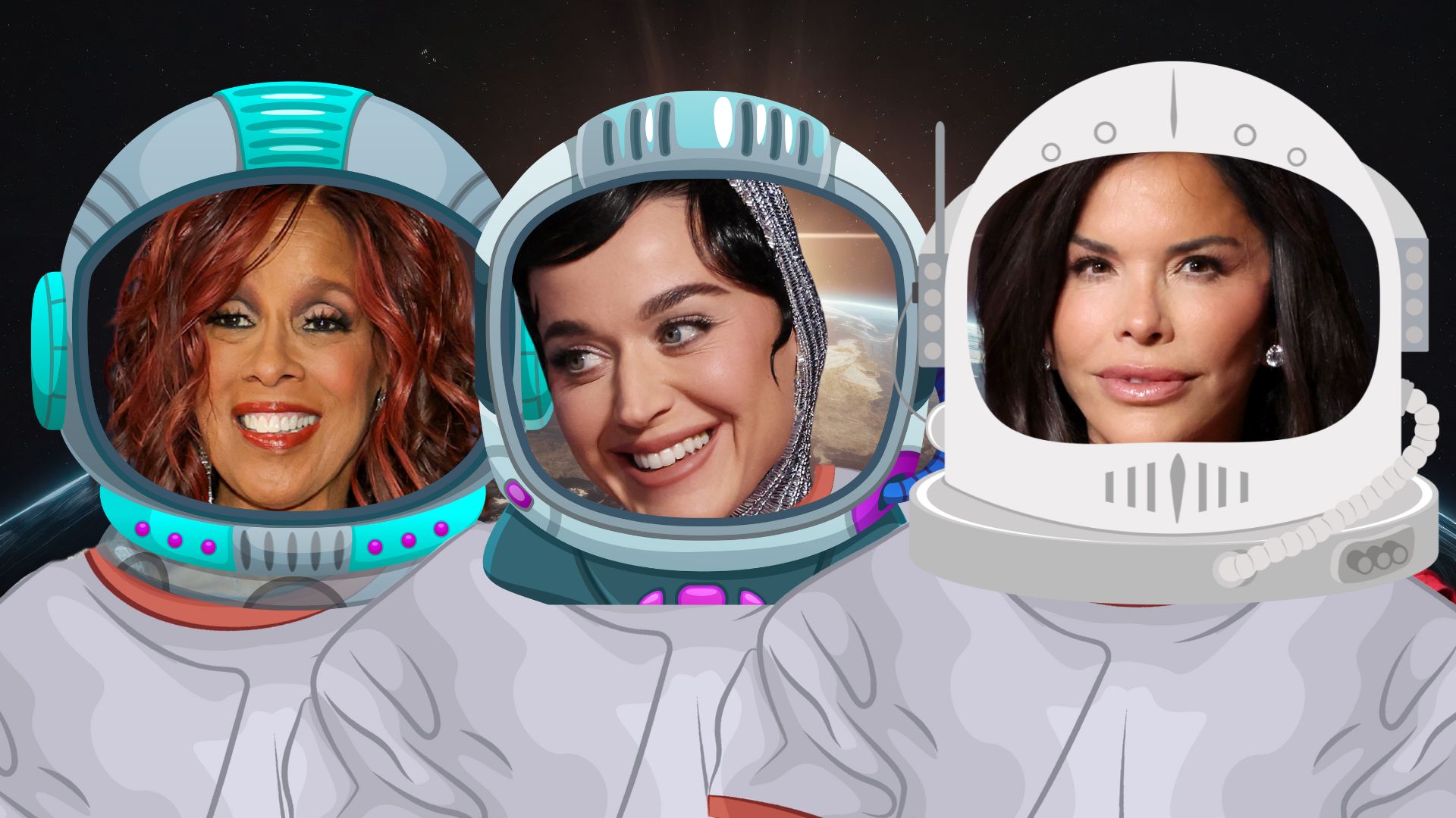 Gayle King, Katy Perry and Lauren Sánchez are part of all-female Blue Origin Crew