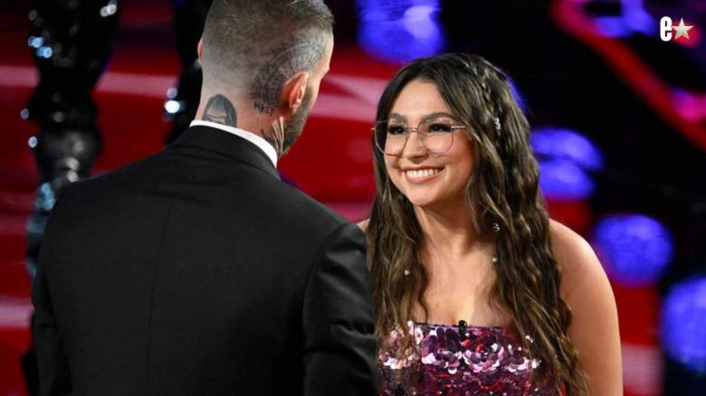 Lucia Flores-Wiseman with Adam Levine