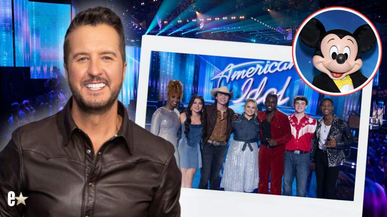 Luke Bryan and 2025 top 7 of "American Idol"