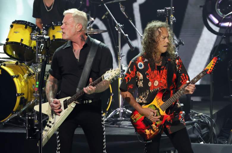 James Hetfield and Kirk Hammett of Metallica (2024)