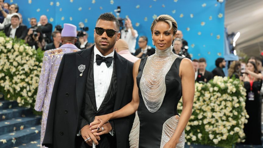 Russell Wilson and Ciara