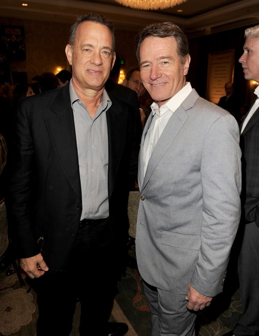  Tom Hanks and Bryan Cranston 