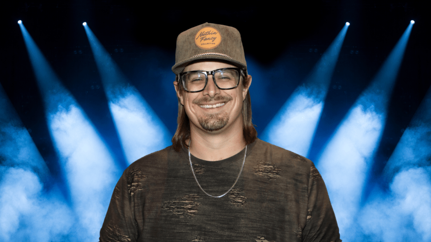 HARDY smiling on a stage