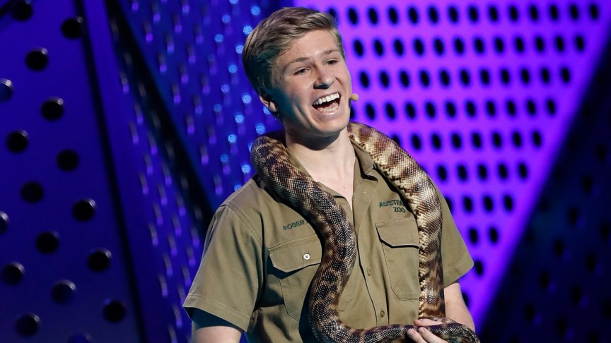 Robert Irwin laughing