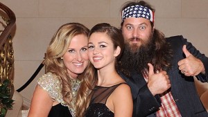 Korie Robertson, Sadie Robertson and Willie Robertson