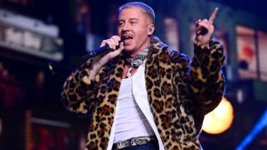 Macklemore performs at Rod Laver Arena in 2024