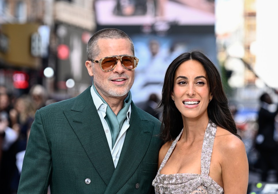 Brad Pitt and Ines de Ramon