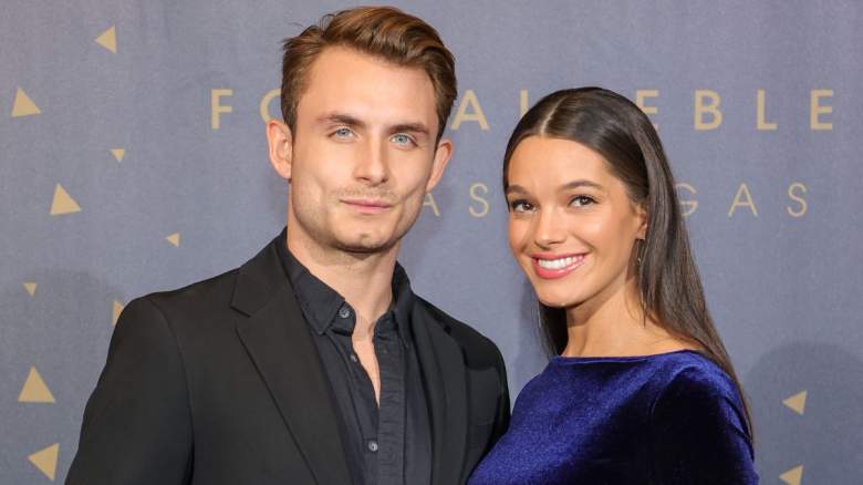 James Kennedy (L) and Ally Lewber attend the grand opening of Fontainebleau Las Vegas