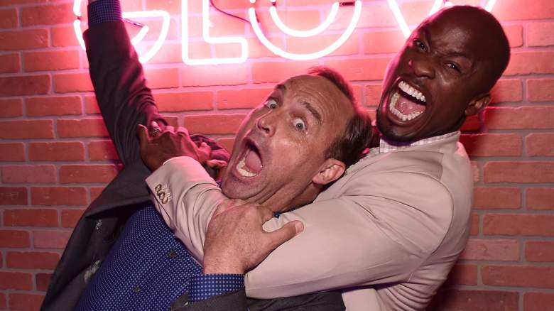 Matt Iseman and Akbar Gbaja-Biamila playing