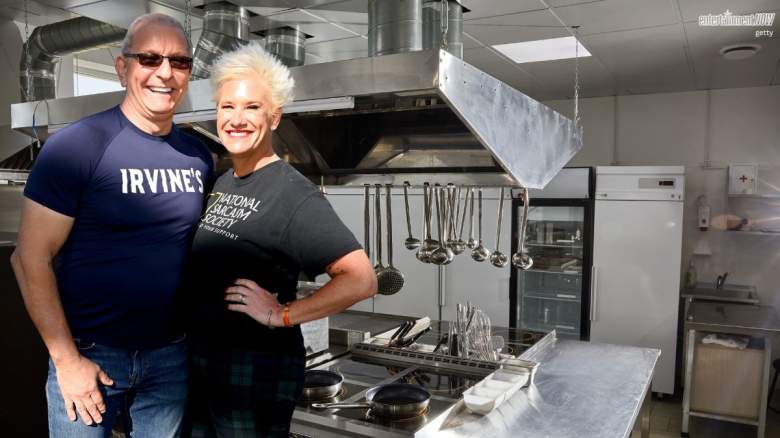 Anne Burrell and Robert Irvine
