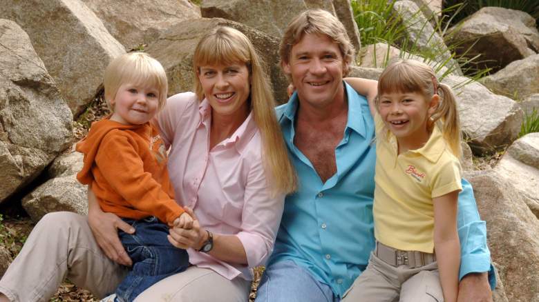 Steve Irwin and family