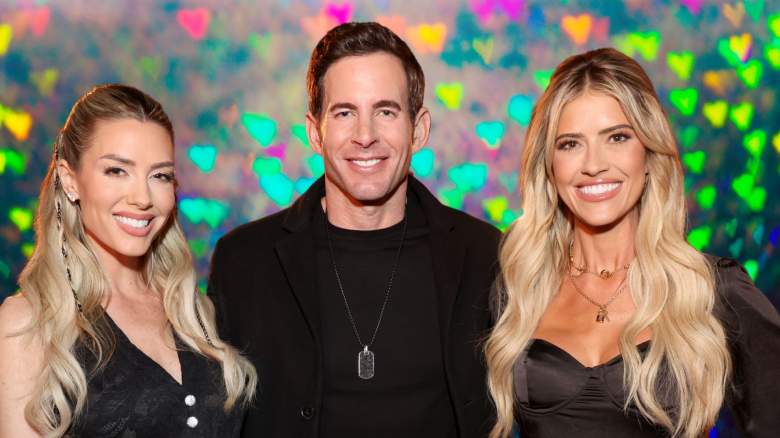 Heather and Tarek El Moussa with Christina Haack