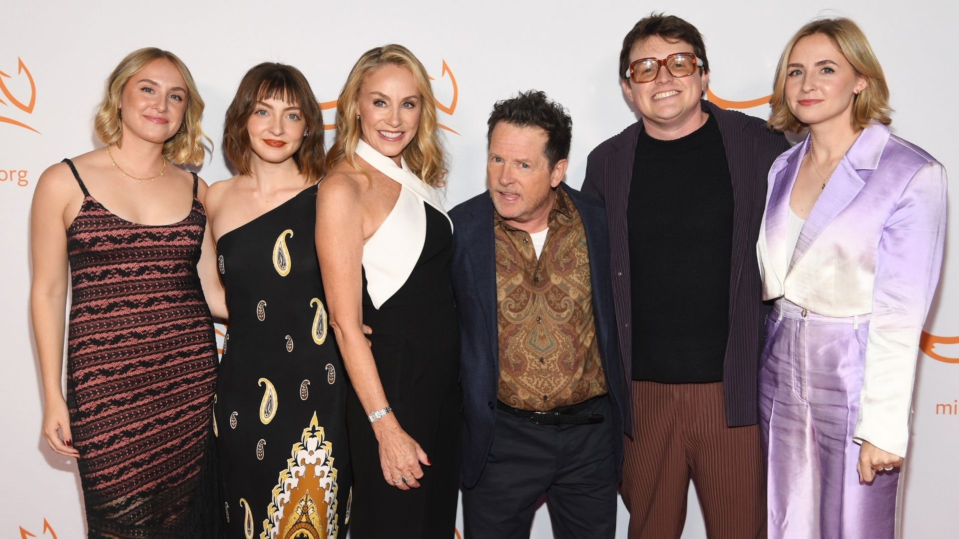 Michael J. Fox and family
