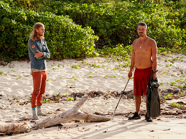 Tyson Apostol and Boston Rob on 'Survivor: Winners at War'