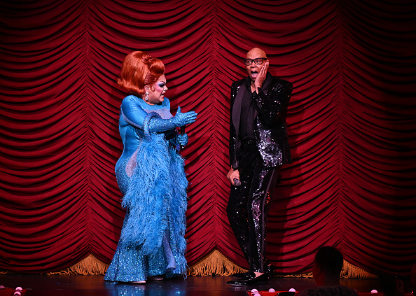 Ginger Minj and RuPaul