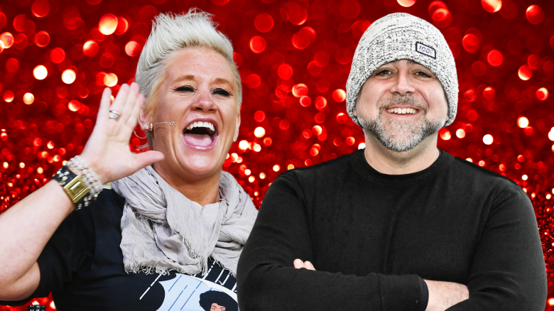 Anne Burrell and Duff Goldman
