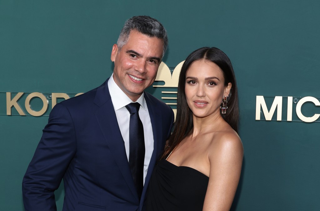 Cash Warren and Jessica Alba