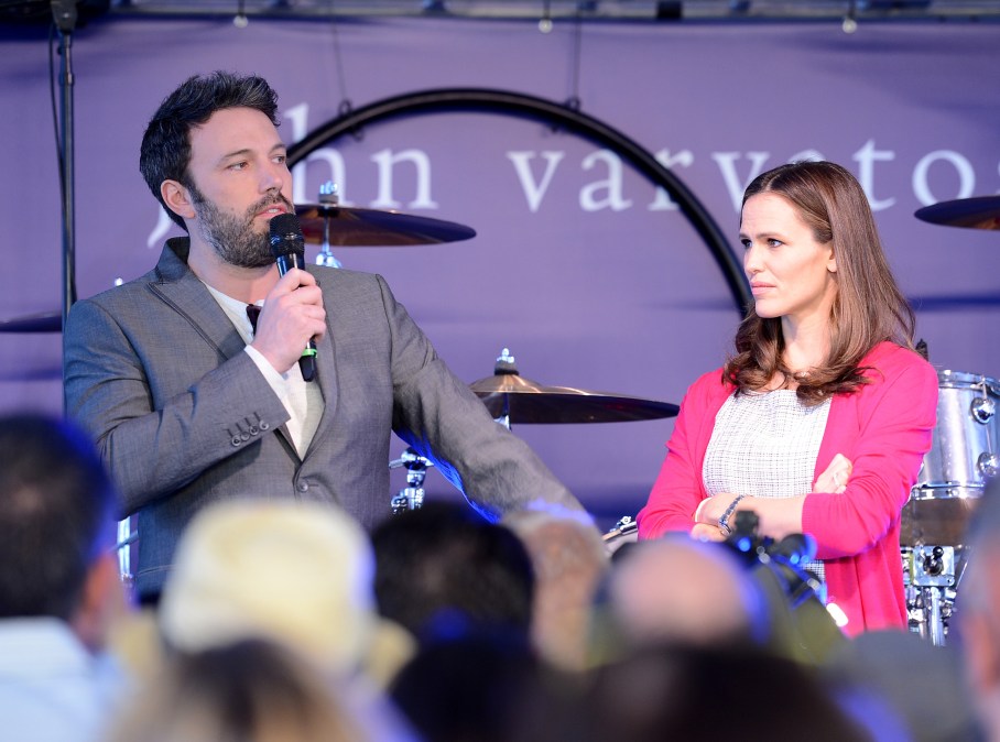 Actor/director Ben Affleck and actress Jennifer Garner