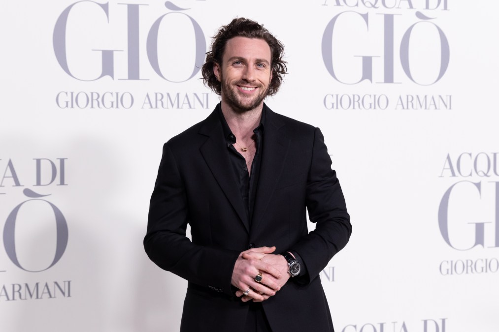 Aaron Taylor-Johnson attends the Madrid photocall 