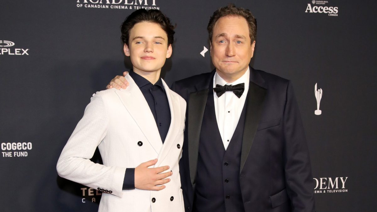 Benjamin Evan Ainsworth and Mark Critch attend the 2024 Canadian Screen Awards