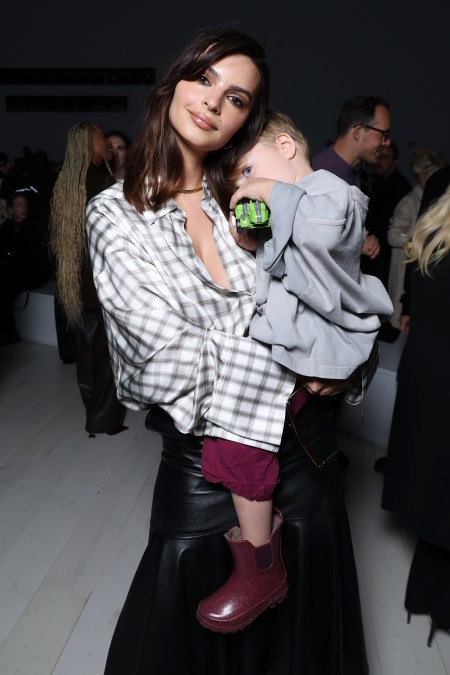 Emily Ratajkowski and Sylvester Apollo Bear 