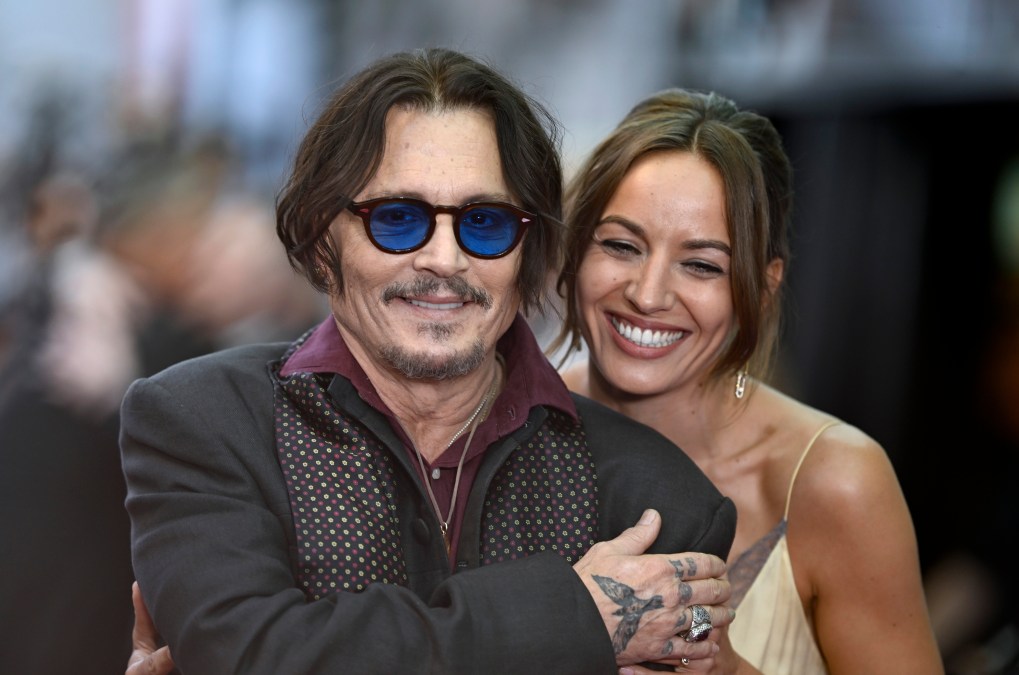 Johnny Depp and Antonia Desplat 