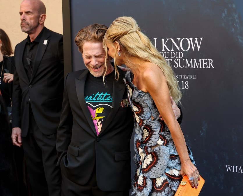 Seth Green and Sarah Michelle Gellar at the premiere of 2025's “I Know What You Did Last Summer”
