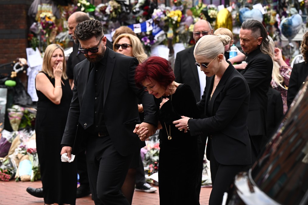 Jack Osbourne, Sharon Osbourne and Kelly Osbourne 