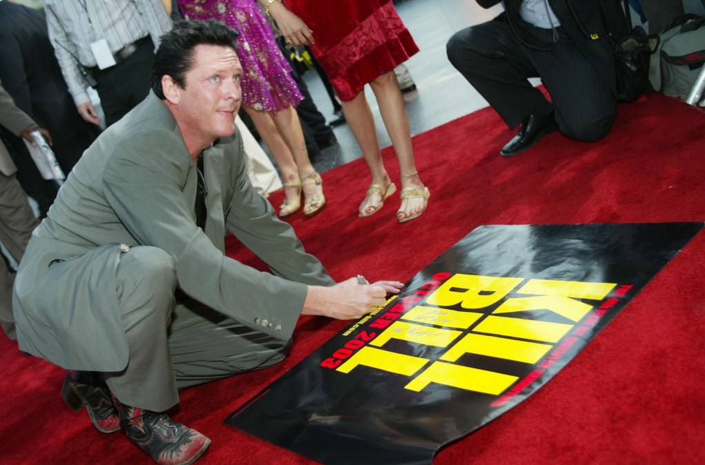 Actor Michael Madsen attends a premiere