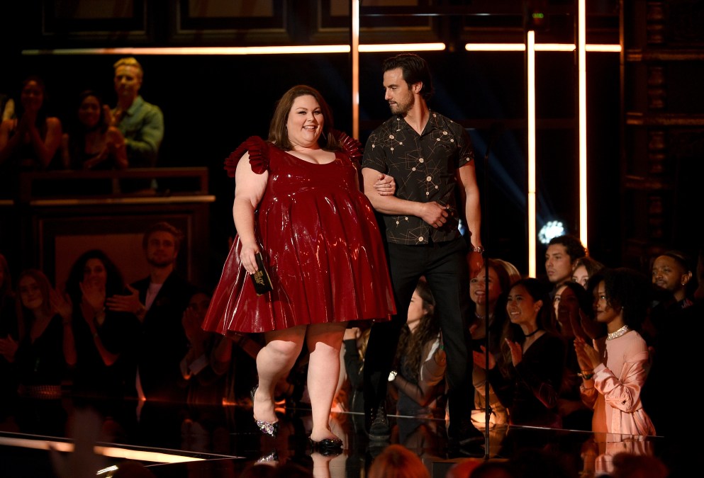 Actors Chrissy Metz and Milo Ventimiglia 