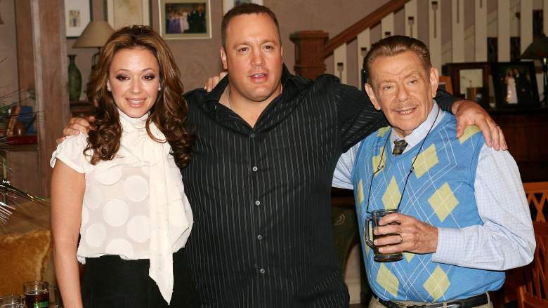 Leah Remini, Kevin James, and Jerry Stiller at "The King of Queens" party celebrating the show's 200th episode in 2007