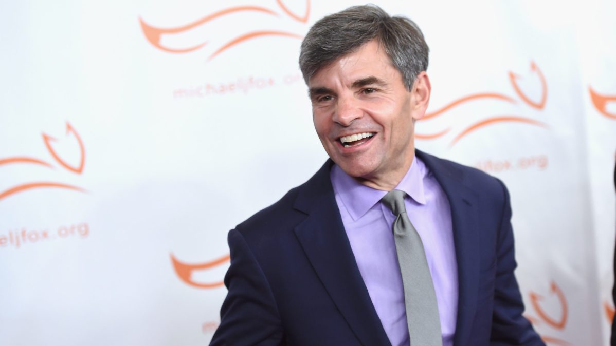 George Stephanopoulos at a Benefit for The Michael J. Fox Foundation in 2017