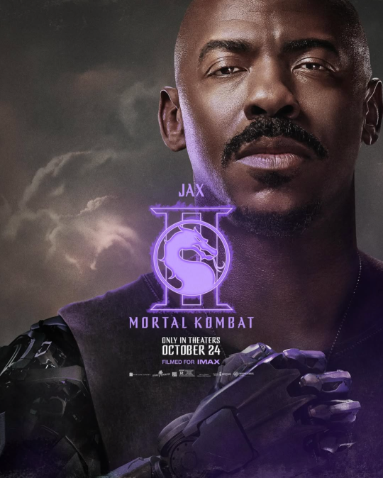 Mehcad Brooks as Jax Briggs in "Mortal Combat II" First Look Poster