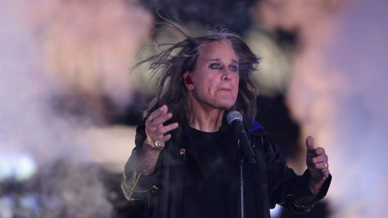 Musician Ozzy Osbourne performs during half-time of the NFL game between the Los Angeles Rams and the Buffalo Bills at SoFi Stadium on September 08, 2022 in Inglewood, California